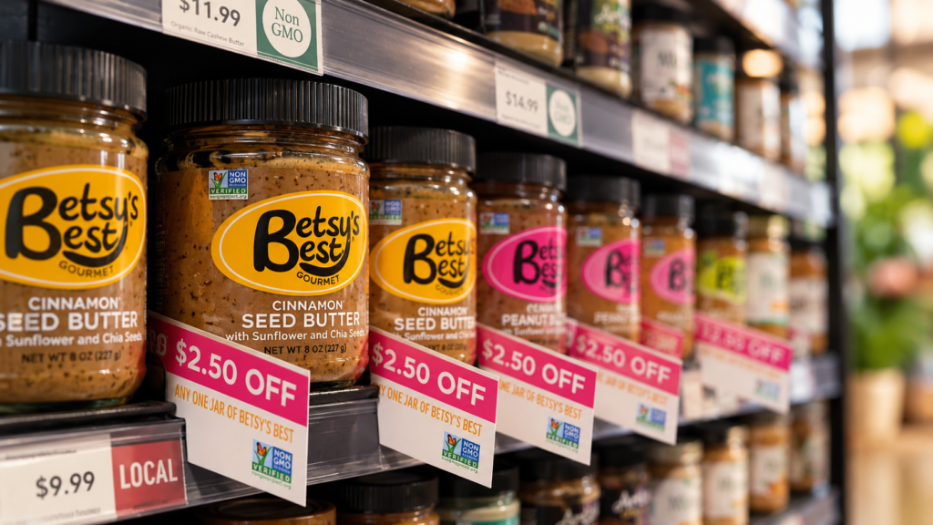 bb jars coupons on shelf